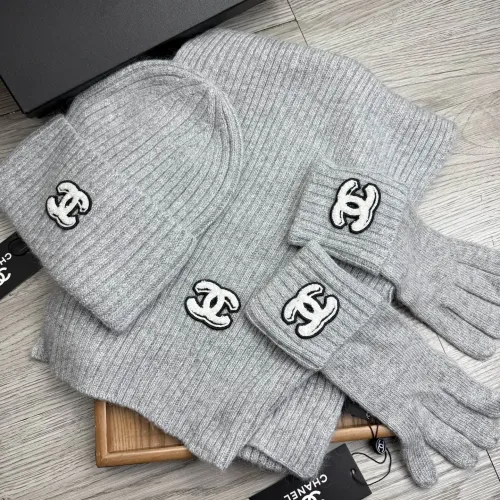 Chanel Hat and Scarf and Glove Set #1413101 $72.00 USD, Wholesale Replica Chanel Hat and Scarf and Glove Set