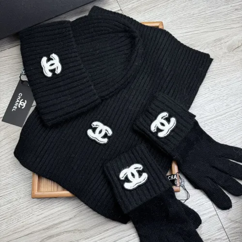 Chanel Hat and Scarf and Glove Set #1413103 $72.00 USD, Wholesale Replica Chanel Hat and Scarf and Glove Set