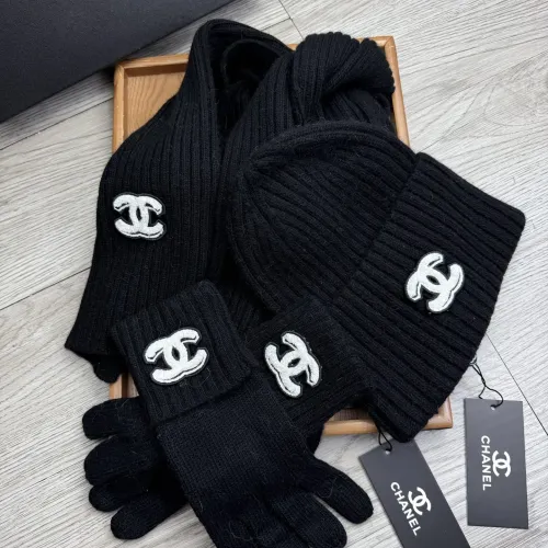 Replica Chanel Hat and Scarf and Glove Set #1413103 $72.00 USD for Wholesale