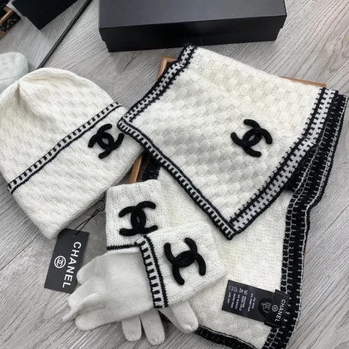 Replica Chanel Hat and Scarf and Glove Set #1413105 $72.00 USD for Wholesale