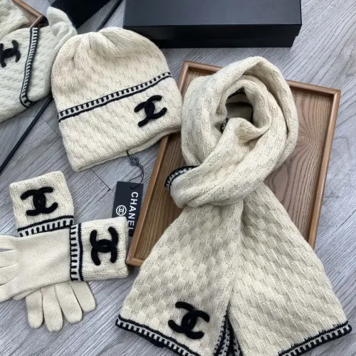 Replica Chanel Hat and Scarf and Glove Set #1413106 $72.00 USD for Wholesale