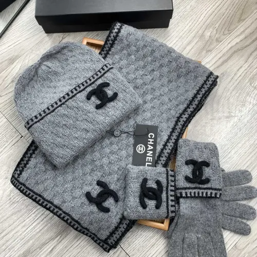 Chanel Hat and Scarf and Glove Set #1413107 $72.00 USD, Wholesale Replica Chanel Hat and Scarf and Glove Set