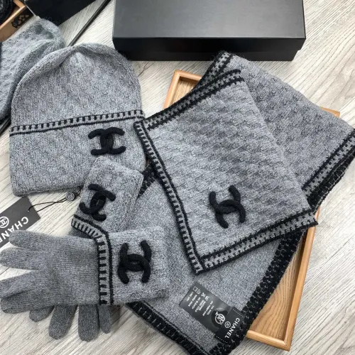 Replica Chanel Hat and Scarf and Glove Set #1413107 $72.00 USD for Wholesale
