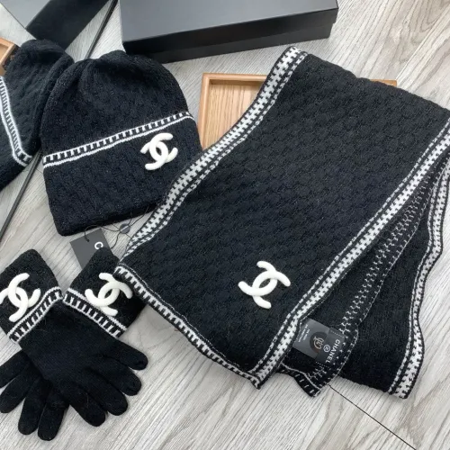 Replica Chanel Hat and Scarf and Glove Set #1413108 $72.00 USD for Wholesale