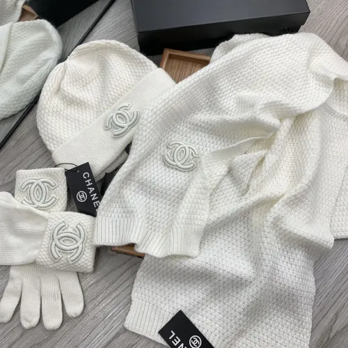 Replica Chanel Hat and Scarf and Glove Set #1413109 $72.00 USD for Wholesale