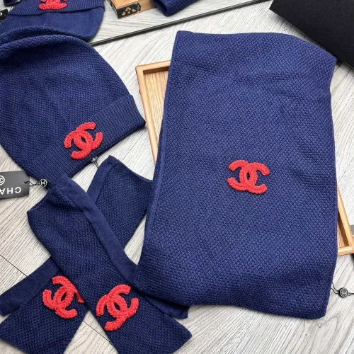 Chanel Hat and Scarf and Glove Set #1413113 $72.00 USD, Wholesale Replica Chanel Hat and Scarf and Glove Set