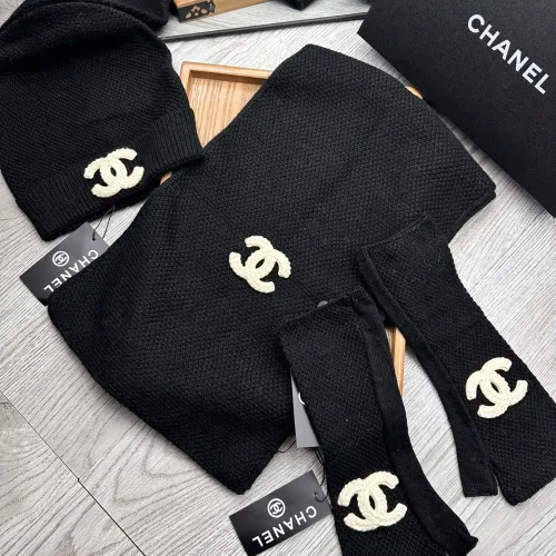 Replica Chanel Hat and Scarf and Glove Set #1413115 $72.00 USD for Wholesale