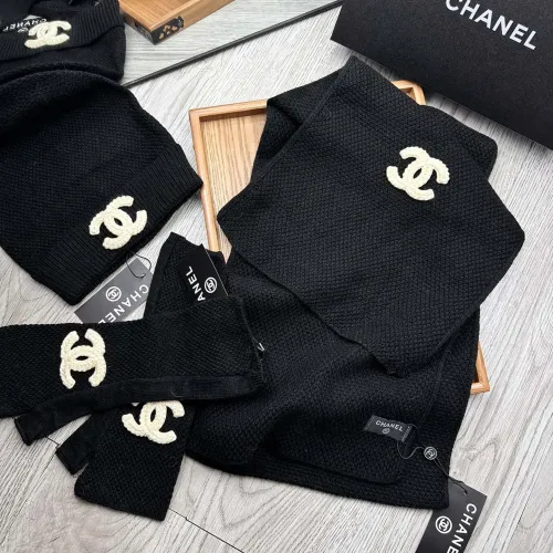 Replica Chanel Hat and Scarf and Glove Set #1413115 $72.00 USD for Wholesale