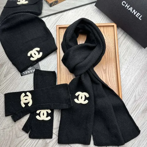 Replica Chanel Hat and Scarf and Glove Set #1413115 $72.00 USD for Wholesale
