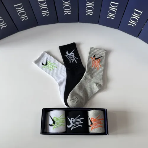 Replica Christian Dior Socks #1413117 $29.00 USD for Wholesale