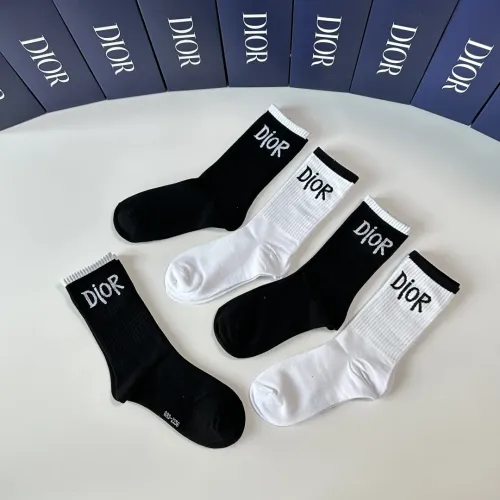 Replica Christian Dior Socks #1413120 $29.00 USD for Wholesale