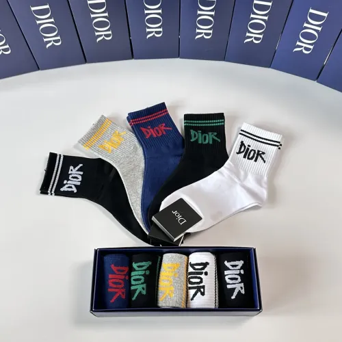 Replica Christian Dior Socks #1413122 $27.00 USD for Wholesale