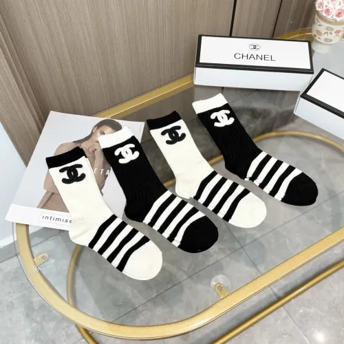 Replica Chanel Socks #1413136 $32.00 USD for Wholesale