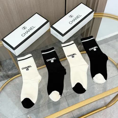 Replica Chanel Socks #1413137 $34.00 USD for Wholesale