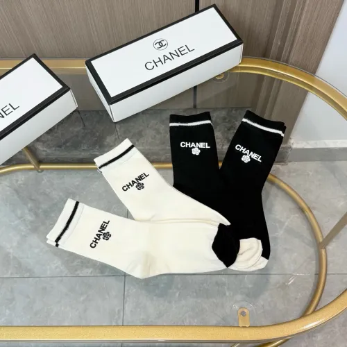 Replica Chanel Socks #1413137 $34.00 USD for Wholesale