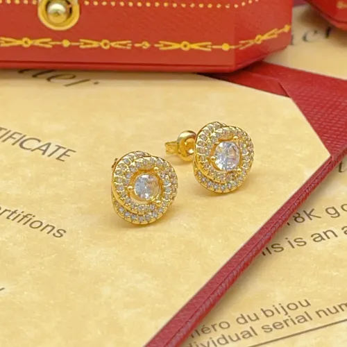 Replica Cartier Earrings For Women #1413176 $27.00 USD for Wholesale