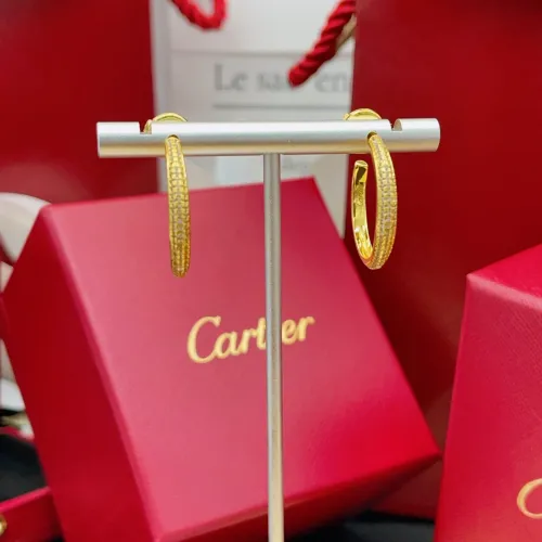 Replica Cartier Earrings For Women #1413178 $27.00 USD for Wholesale