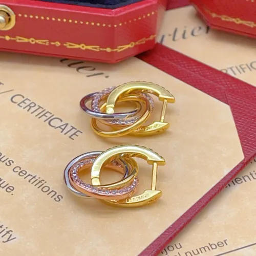 Replica Cartier Earrings For Women #1413187 $32.00 USD for Wholesale