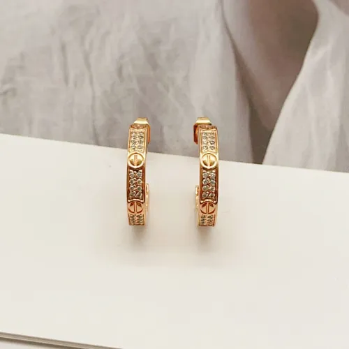 Replica Cartier Earrings For Women #1413191 $36.00 USD for Wholesale