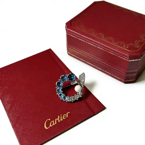 Replica Cartier Brooches For Women #1413254 $36.00 USD for Wholesale