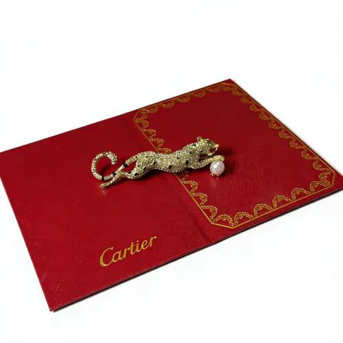 Replica Cartier Brooches For Women #1413258 $36.00 USD for Wholesale