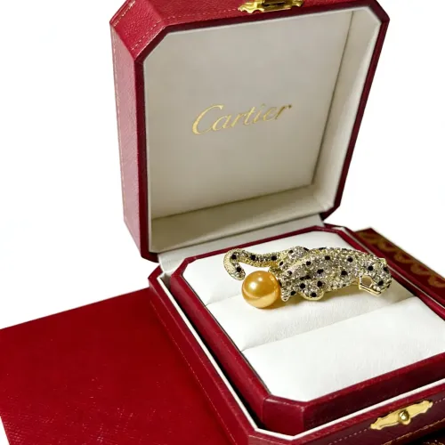 Replica Cartier Brooches For Women #1413259 $36.00 USD for Wholesale