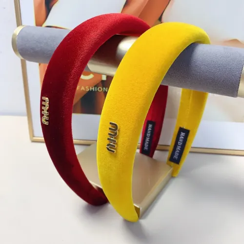 Replica MIU MIU Headband For Women #1413270 $25.00 USD for Wholesale
