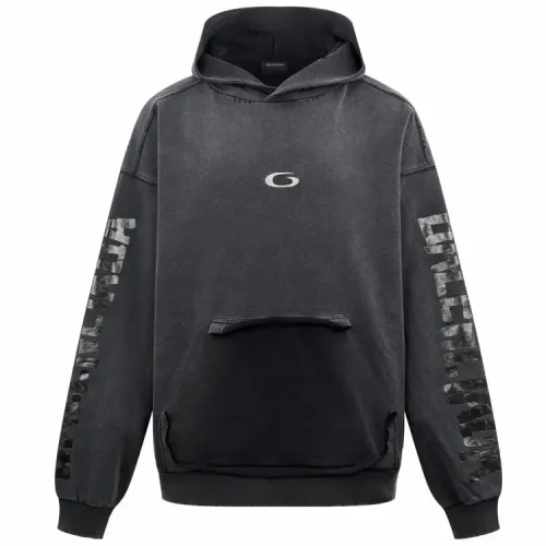 Balenciaga Hoodies Long Sleeved For Unisex #1413440 $88.00 USD, Wholesale Replica Balenciaga Hoodies