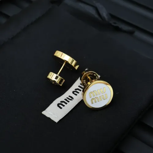Replica MIU MIU Earrings For Women #1413466 $27.00 USD for Wholesale