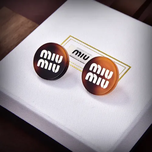 MIU MIU Earrings For Women #1413543 $25.00 USD, Wholesale Replica MIU MIU Earrings