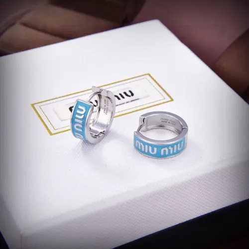 MIU MIU Earrings For Women #1413545 $25.00 USD, Wholesale Replica MIU MIU Earrings