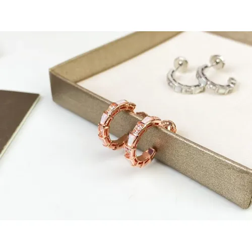 Replica Bvlgari Earrings For Women #1413575 $40.00 USD for Wholesale