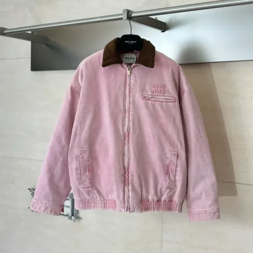 MIU MIU Jackets Long Sleeved For Women #1413577 $132.00 USD, Wholesale Replica MIU MIU Jackets