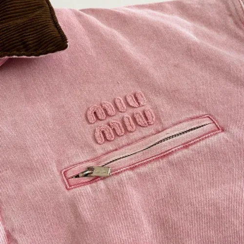 Replica MIU MIU Jackets Long Sleeved For Women #1413577 $132.00 USD for Wholesale