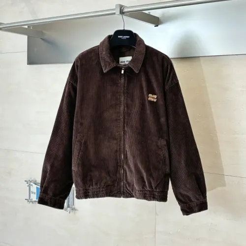 MIU MIU Jackets Long Sleeved For Women #1413579 $118.00 USD, Wholesale Replica MIU MIU Jackets