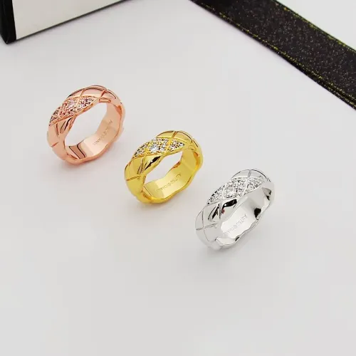 Replica Chanel Rings In Rose Gold For Women #1413790 $23.00 USD for Wholesale