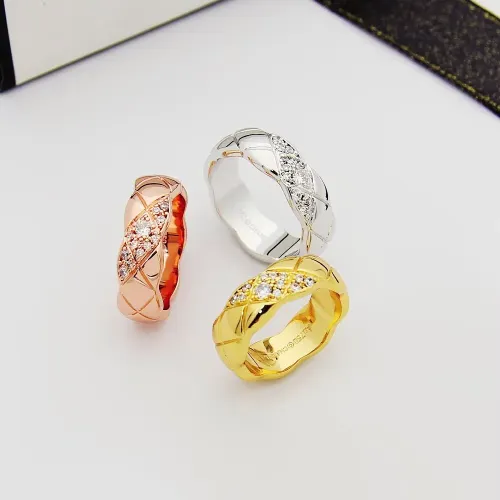 Replica Chanel Rings In Gold For Women #1413791 $23.00 USD for Wholesale