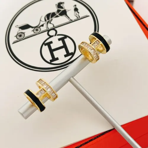 Replica Hermes Earrings For Women #1413864 $32.00 USD for Wholesale