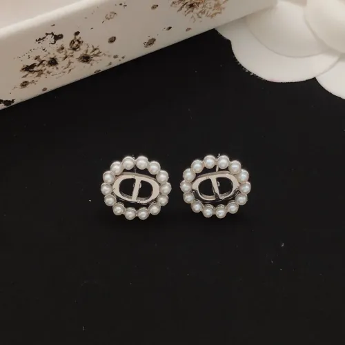 Replica Christian Dior Earrings For Women #1413906 $25.00 USD for Wholesale
