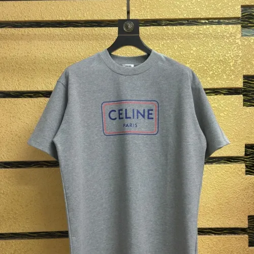 Celine T-Shirts Short Sleeved For Unisex #1414045 $40.00 USD, Wholesale Replica Celine T-Shirts