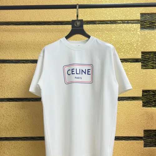 Celine T-Shirts Short Sleeved For Unisex #1414046 $40.00 USD, Wholesale Replica Celine T-Shirts