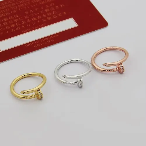 Replica Cartier Rings In Rose Gold For Unisex #1414052 $25.00 USD for Wholesale