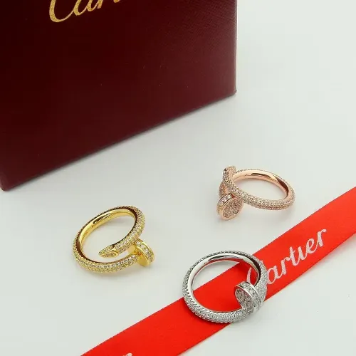 Replica Cartier Rings In Rose Gold #1414057 $27.00 USD for Wholesale