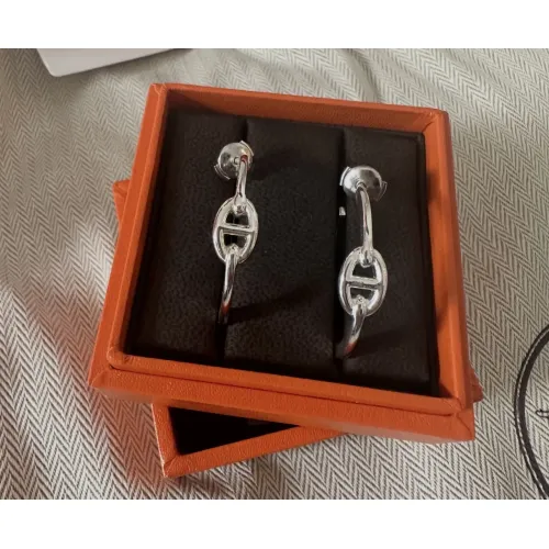 Replica Hermes Earrings For Women #1414073 $32.00 USD for Wholesale