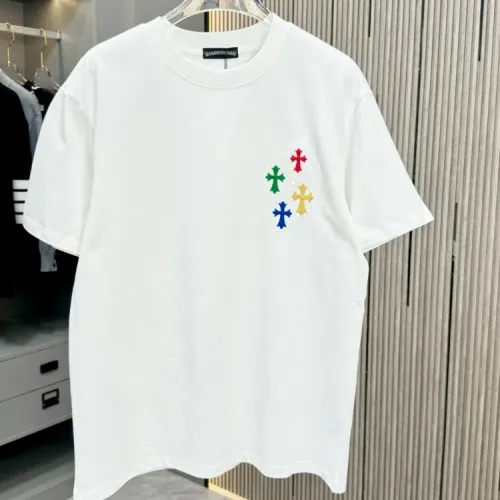 Chrome Hearts T-Shirts Short Sleeved For Unisex #1414093 $40.00 USD, Wholesale Replica Chrome Hearts T-Shirts