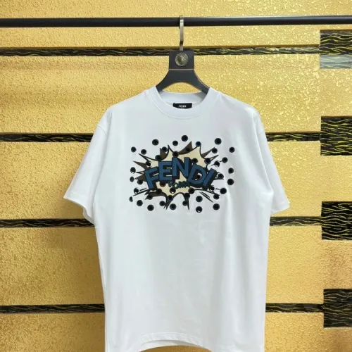 Fendi T-Shirts Short Sleeved For Unisex #1414105 $45.00 USD, Wholesale Replica Fendi T-Shirts