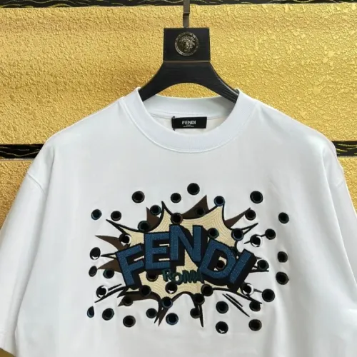 Replica Fendi T-Shirts Short Sleeved For Unisex #1414105 $45.00 USD for Wholesale