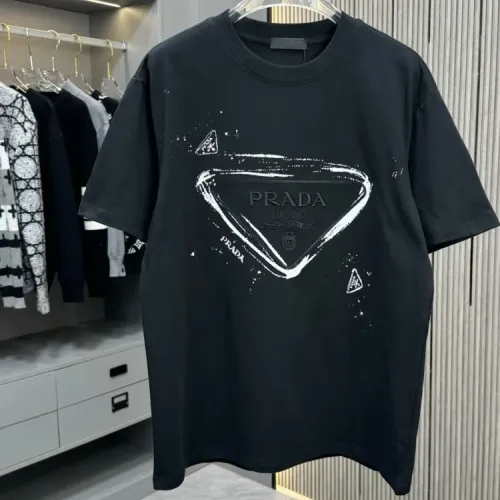 Prada T-Shirts Short Sleeved For Unisex #1414165 $40.00 USD, Wholesale Replica Prada T-Shirts