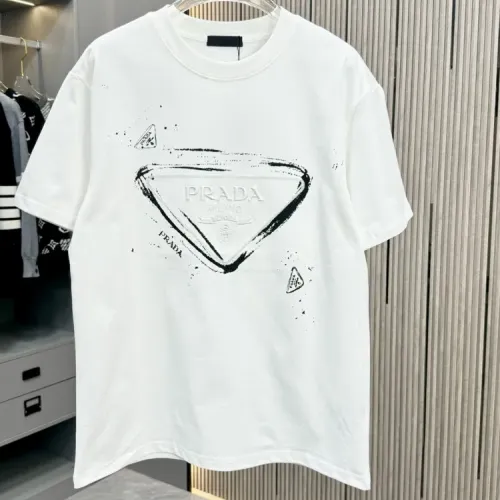 Prada T-Shirts Short Sleeved For Unisex #1414166 $40.00 USD, Wholesale Replica Prada T-Shirts