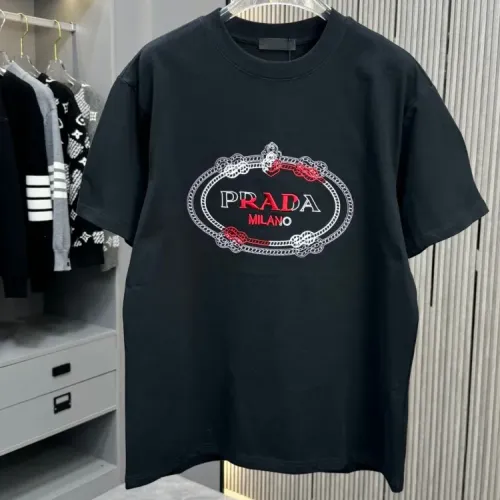 Prada T-Shirts Short Sleeved For Unisex #1414168 $40.00 USD, Wholesale Replica Prada T-Shirts